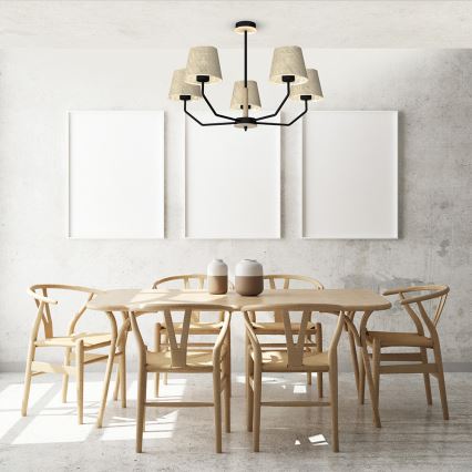 Candelabro suspenso ETNA 5xE27/60W/230V