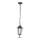 Candelabro suspenso exterior 1xE27/40W/230V IP44 preto
