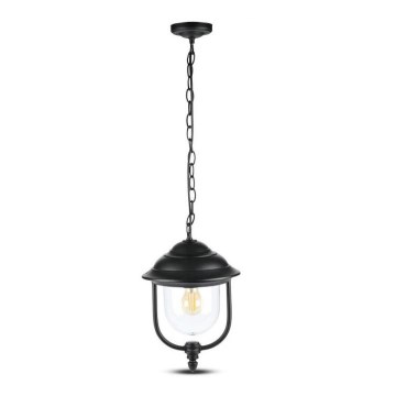 Candelabro suspenso exterior 1xE27/60W/230V IP44 preto
