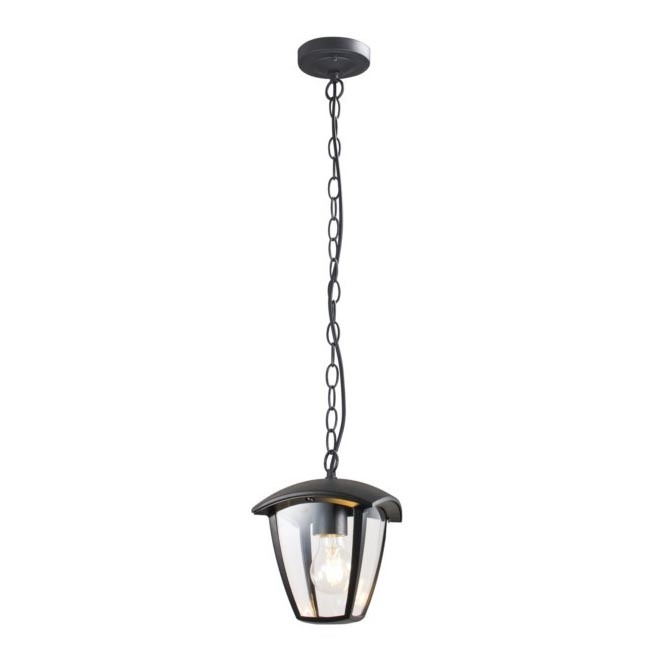 Candelabro suspenso exterior SURVA 1xE27/60W/230V IP44 preto