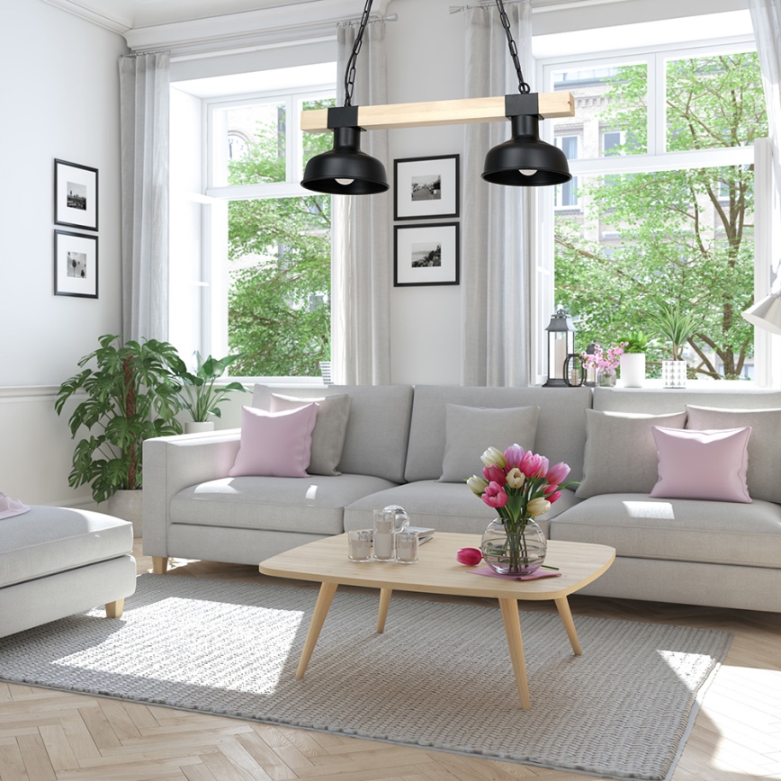 Candelabro suspenso FARO 2xE27/60W/230V