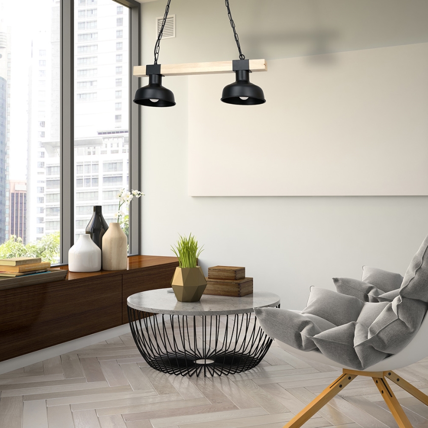 Candelabro suspenso FARO 2xE27/60W/230V