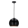 Candelabro suspenso FLEN 1xE27/40W/230V diâmetro 20 cm preto