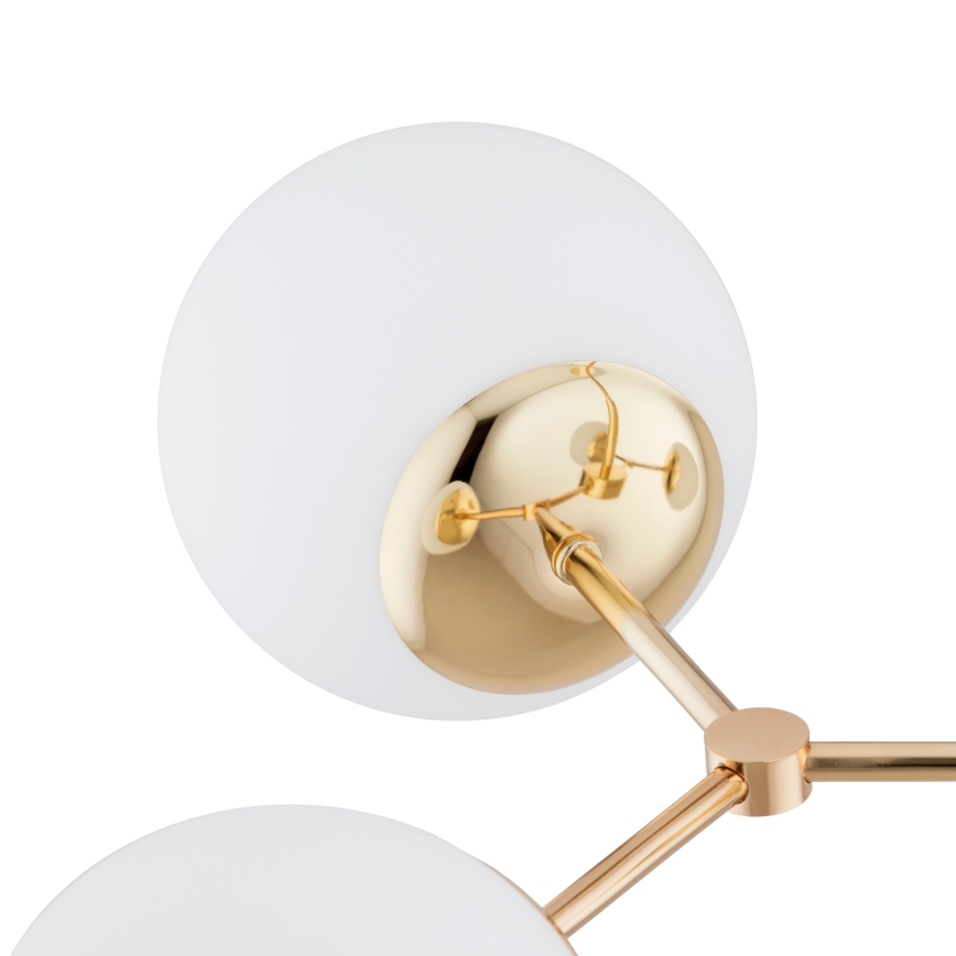 Candelabro suspenso FOTON  4xE14/40W/230V dourado/branco