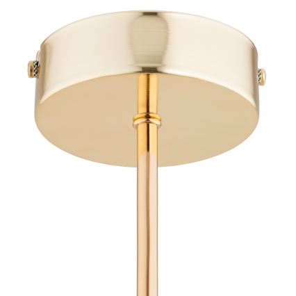 Candelabro suspenso FOTON  4xE14/40W/230V dourado/branco