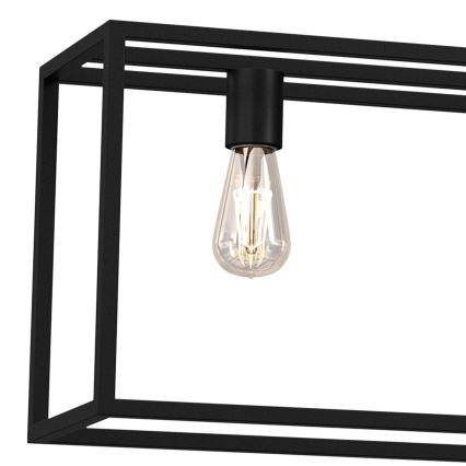 Candelabro suspenso FRAME 5xE27/60W/230V preto