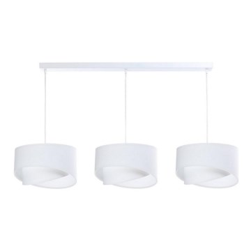 Candelabro suspenso GALAXY 3xE27/60W/230V branco