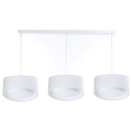 Candelabro suspenso GALAXY 3xE27/60W/230V branco
