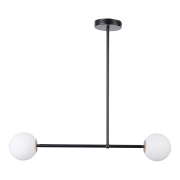 Candelabro suspenso GAMA 2xG9/12W/230V preto