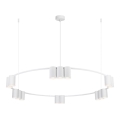 Candelabro suspenso GENESIS 15xGU10/8W/230V branco