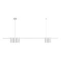 Candelabro suspenso GENESIS 5xGU10/8W/230V branco