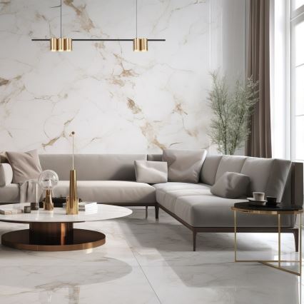 Candelabro suspenso GENESIS 5xGU10/8W/230V dourada