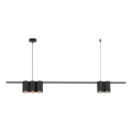 Candelabro suspenso GENESIS 5xGU10/8W/230V preto