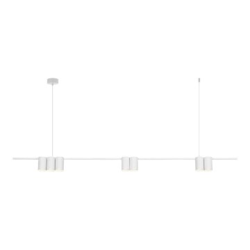 Candelabro suspenso GENESIS 7xGU10/8W/230V branco