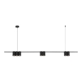 Candelabro suspenso GENESIS 7xGU10/8W/230V preto