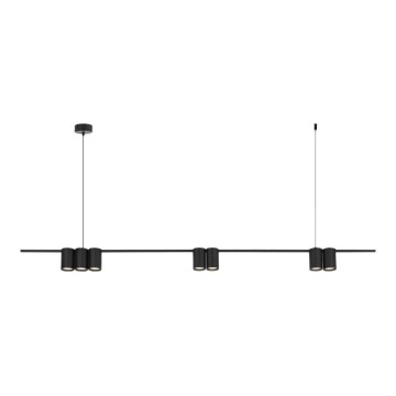 Candelabro suspenso GENESIS 7xGU10/8W/230V preto