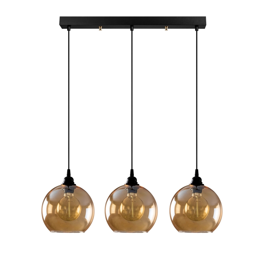 Candelabro suspenso GOLD 3xE27/40W/230V