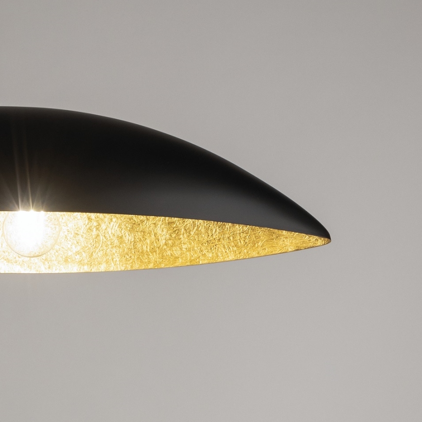 Candelabro suspenso GONDOLA 2xE27/60W/230V preto/dourada