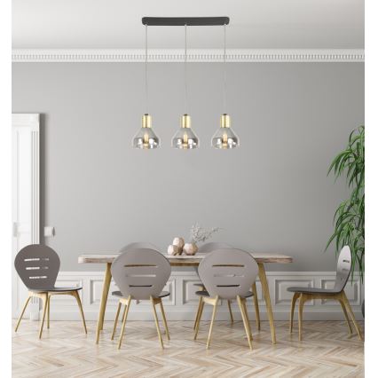 Candelabro suspenso GREGORY 3xE14/40W/230V