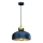 Candelabro suspenso HARALD 1xE27/60W/230V azul