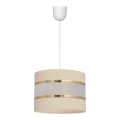 Candelabro suspenso HELEN 1xE27/15W/230V creme