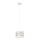 Candelabro suspenso HELEN 1xE27/15W/230V diâmetro 20 cm branco/dourado