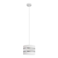 Candelabro suspenso HELEN 1xE27/15W/230V diâmetro 20 cm branco