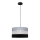 Candelabro suspenso HELEN 1xE27/15W/230V diâmetro 35 cm preto/cinzento/prateado