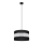 Candelabro suspenso HELEN 1xE27/15W/230V diâmetro 35 cm preto/prateado