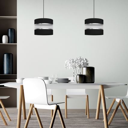 Candelabro suspenso HELEN 1xE27/15W/230V preto