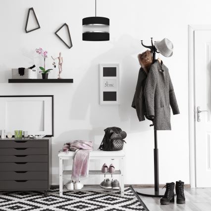 Candelabro suspenso HELEN 1xE27/15W/230V preto