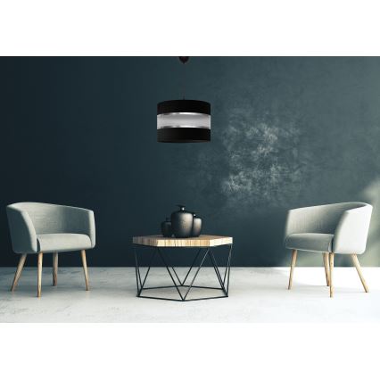 Candelabro suspenso HELEN 1xE27/15W/230V preto