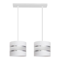 Candelabro suspenso HELEN 2xE27/15W/230V branco