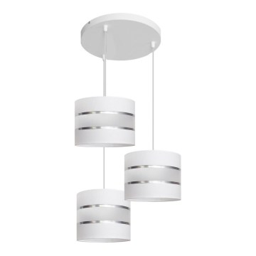 Candelabro suspenso HELEN 3xE27/15W/230V branco