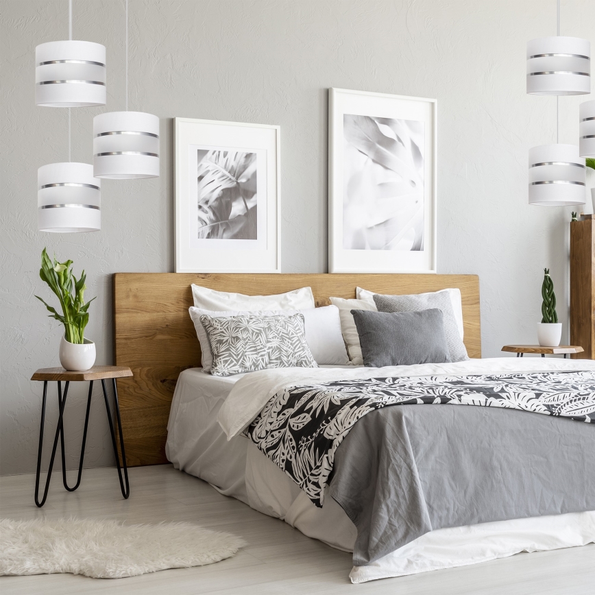 Candelabro suspenso HELEN 3xE27/15W/230V branco