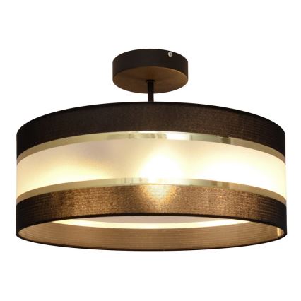 Candelabro suspenso HELEN 3xE27/15W/230V preto/dourado