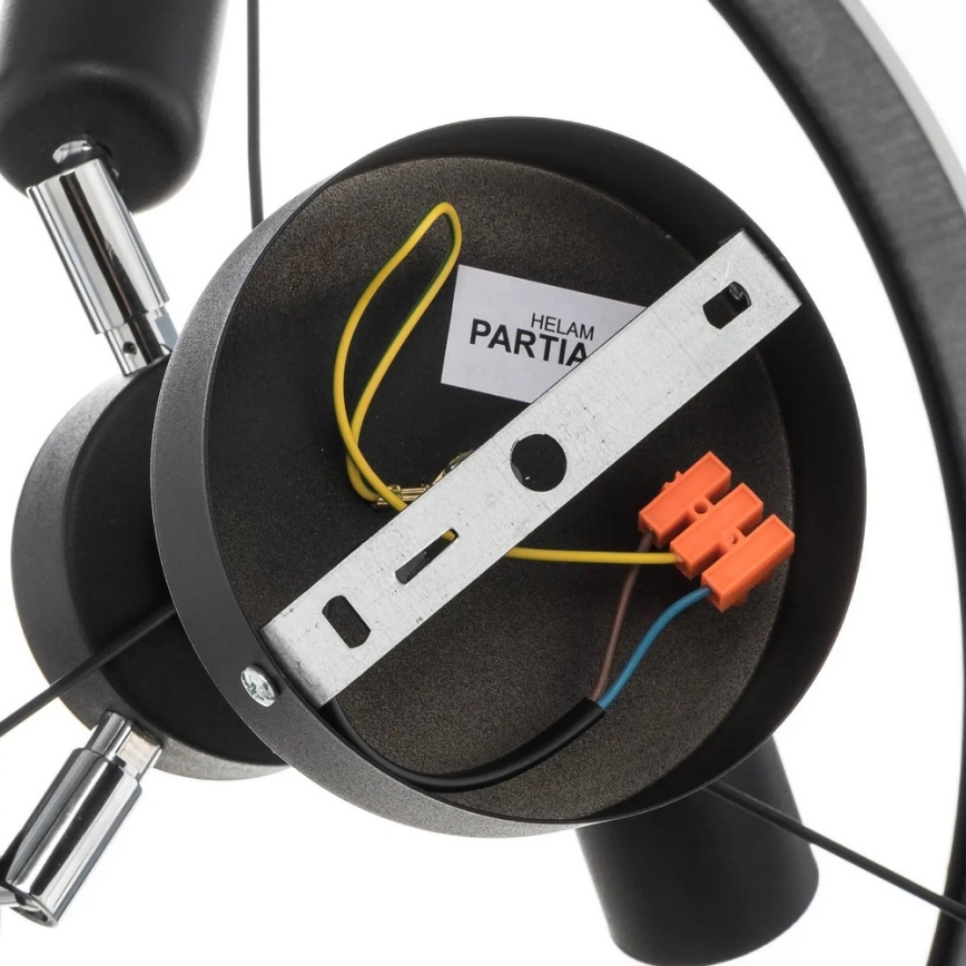 Candelabro suspenso HELEN 3xE27/15W/230V preto/dourado