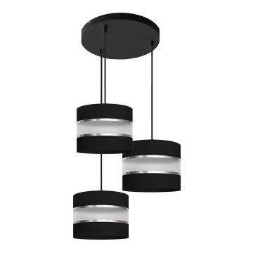 Candelabro suspenso HELEN 3xE27/15W/230V preto