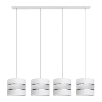 Candelabro suspenso HELEN 4xE27/15W/230V branco