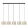 Candelabro suspenso HELEN 5xE27/15W/230V creme/preto/dourado