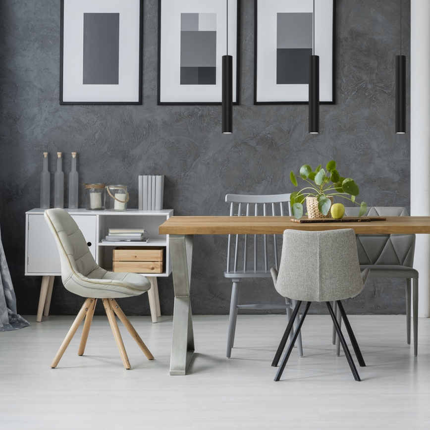 Candelabro suspenso HUDSON 1xGU10/8W/230V preto