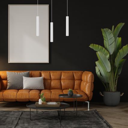 Candelabro suspenso HUDSON 3xGU10/8W/230V branco