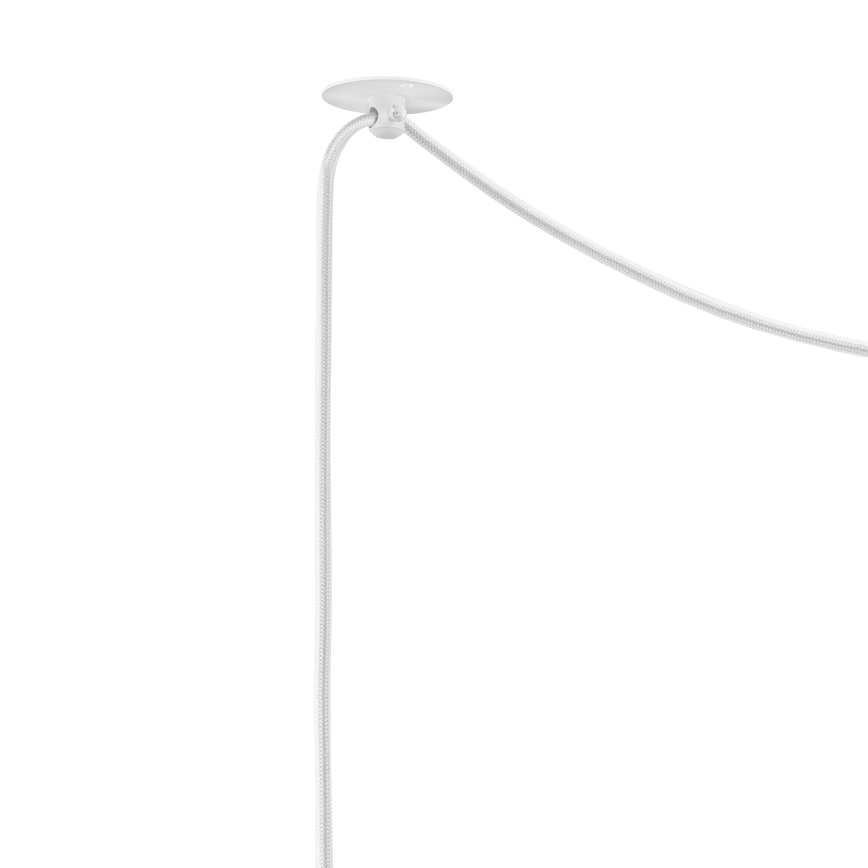 Candelabro suspenso IRMA 1xE14/28W/230V branco