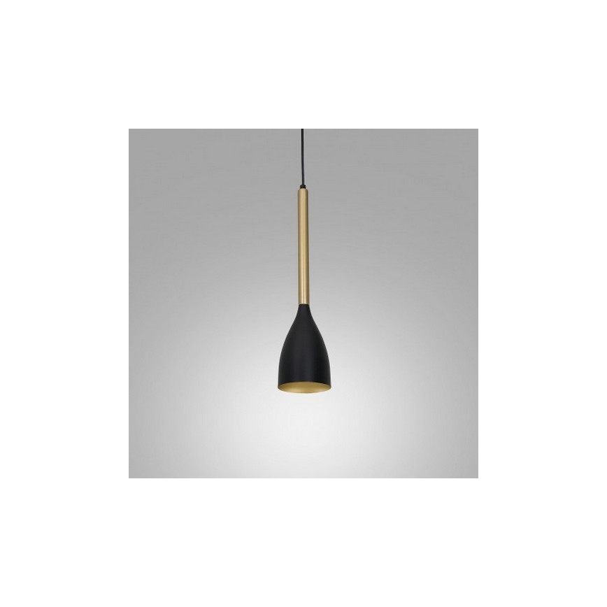 Candelabro suspenso ISTAPPAR 1xE27/60W/230V preto/dourado