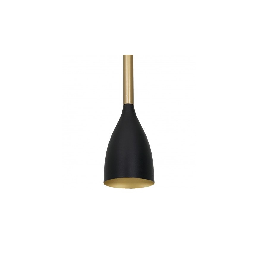 Candelabro suspenso ISTAPPAR 3xE27/60W/230V preto/dourado