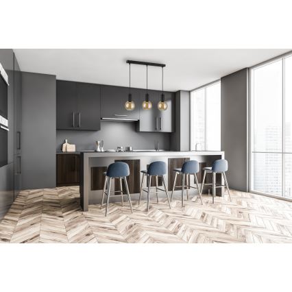 Candelabro suspenso JANTAR BLACK 3xE27/60W/230V