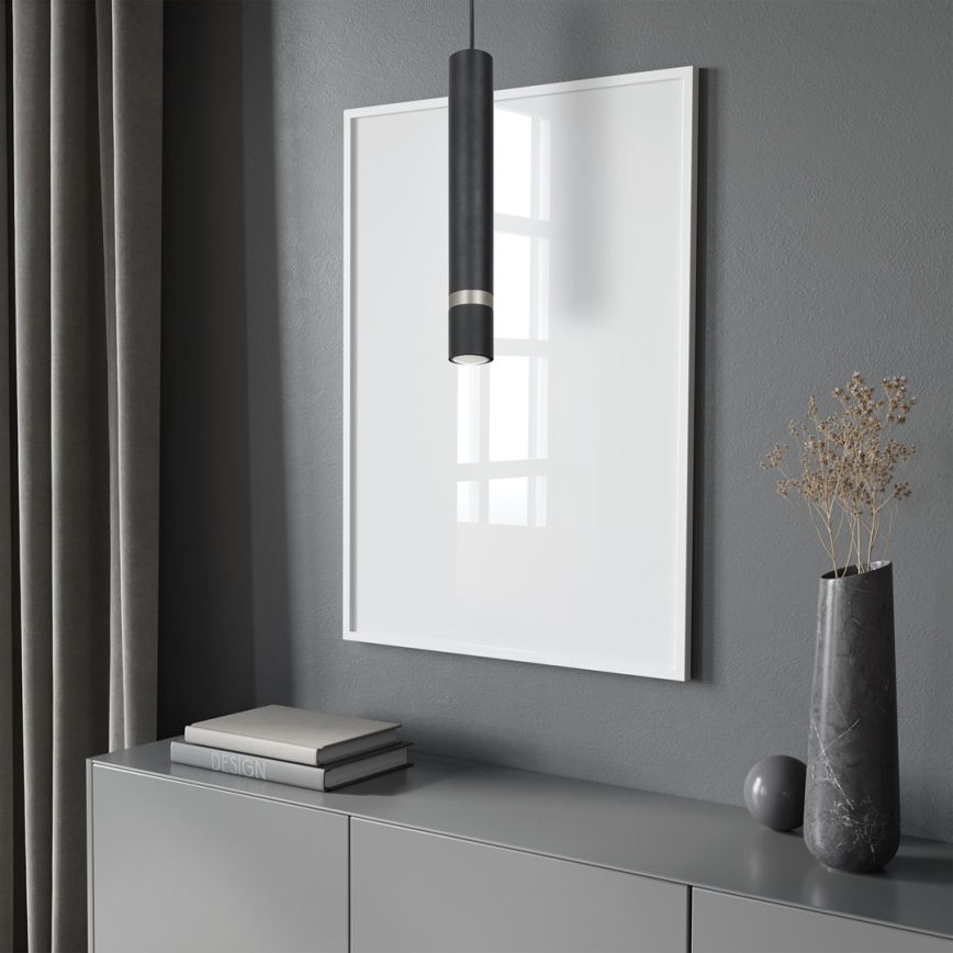 Candelabro suspenso JOKER 1xGU10/25W/230V preto/cromado mate