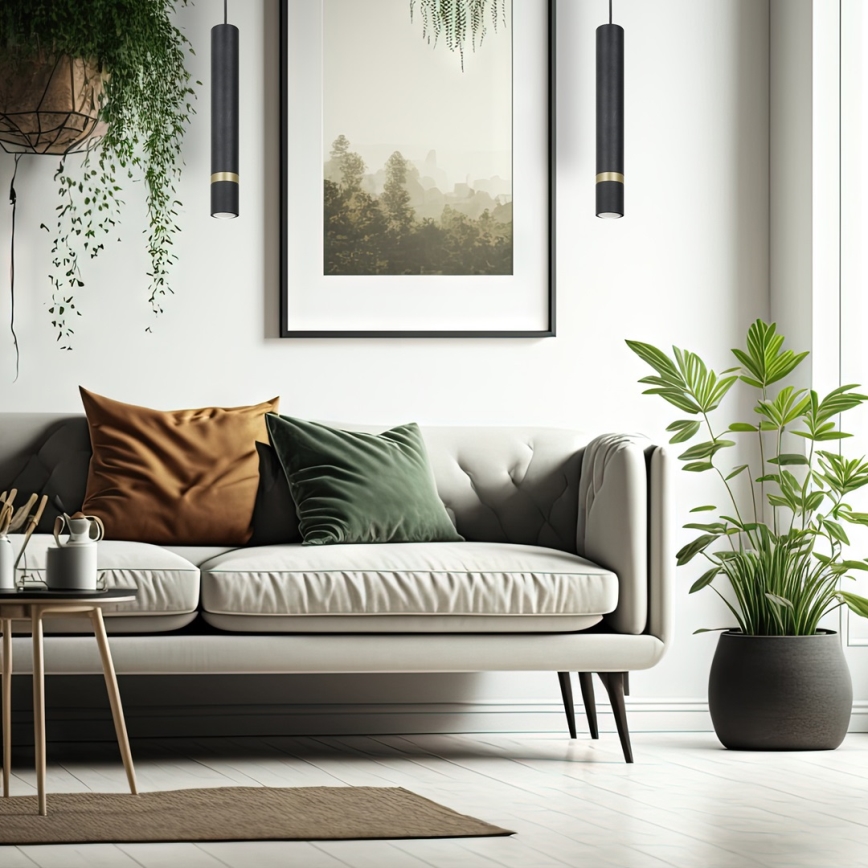 Candelabro suspenso JOKER 1xGU10/25W/230V preto/dourada