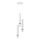 Candelabro suspenso JOKER 3xGU10/8W/230V branco/dourado