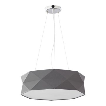 Candelabro suspenso KANTOOR 1xE27/15W/230V cinzento
